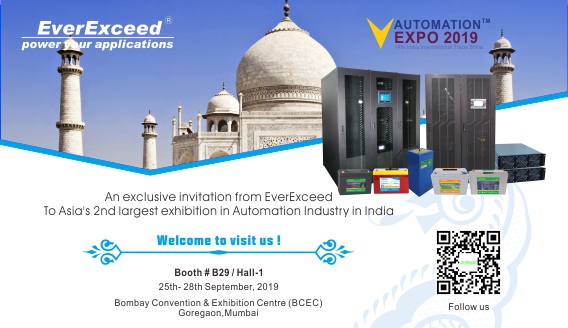 Welcome to visit EverExceed at Automation Expo India -2019 