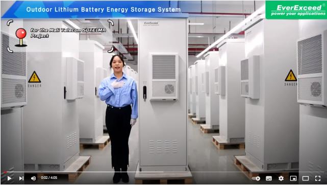 EverExceed outdoor lithium battery energy storage system