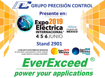 Welcome to visit EverExceed at Mexico International Electrical Expo -2019