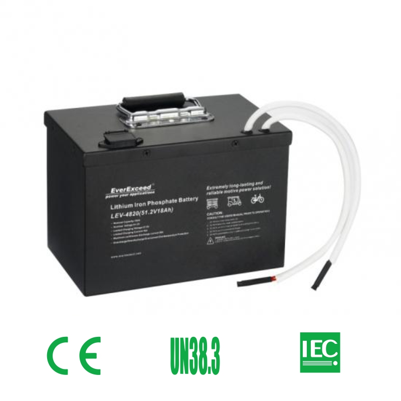 lithium iron phosphate battery for motive equipment