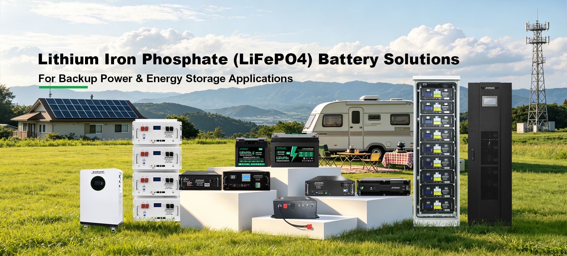 Lithium Iron Phosphate (LiFePO₄) Battery Solutions