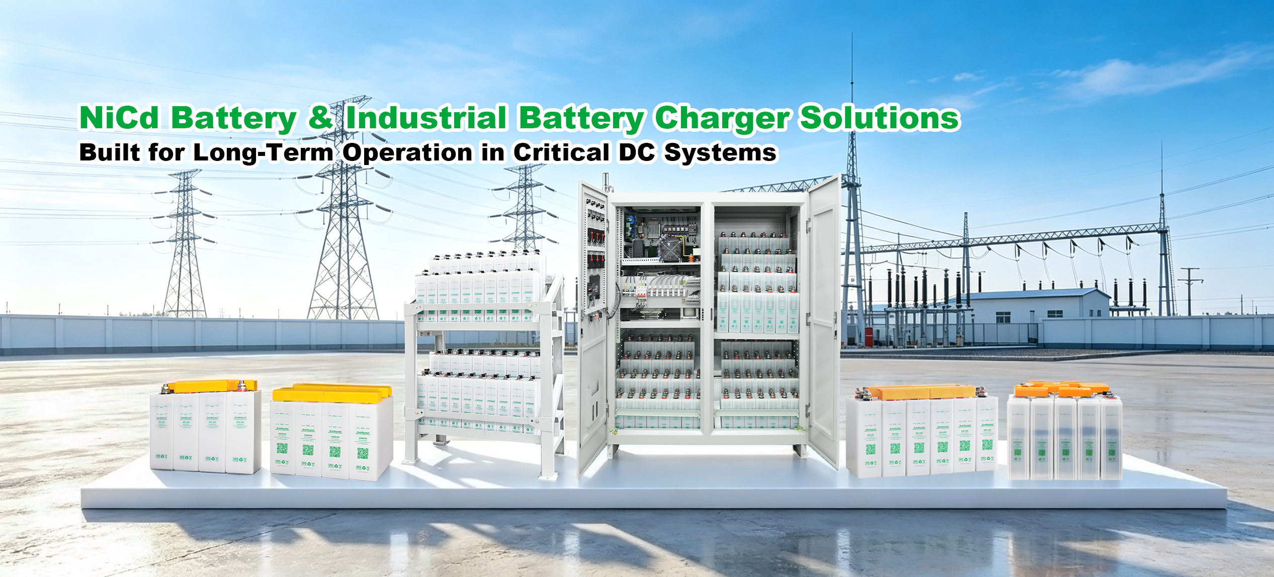 NiCd Battery & Industrial Battery Charger Solutions