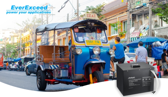 The advantages of using Lithium battery for three wheeler vehicle
