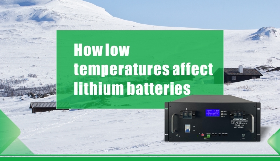What is the impact of low temperature on lithium batteries and solutions