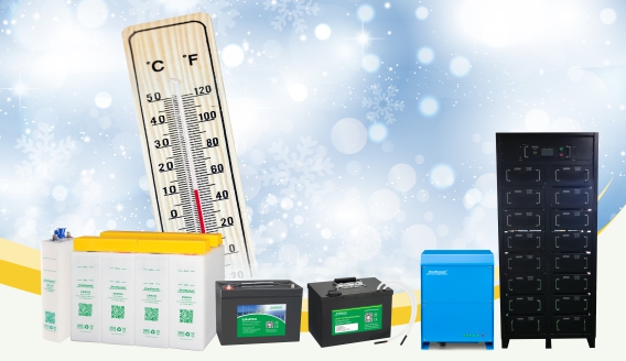 Which batteries are appropriate for low temperature operation?