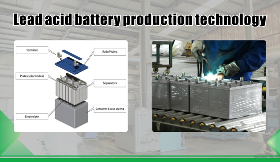 Lead acid battery production technology