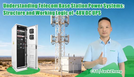 Understanding Telecom Base Station Power Systems: Structure and Working Logic of -48V DC UPS