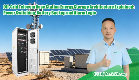  Off-Grid Telecom Base Station Energy Storage Architecture Explained: Power Switching, Battery Backup and Alarm Logic