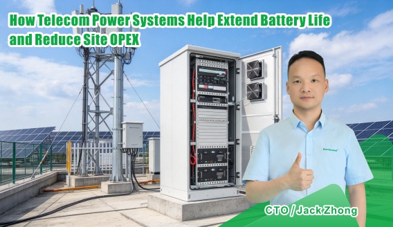 How Telecom Power Systems Help Extend Battery Life and Reduce Site OPEX