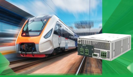 Is DC-DC converter suitable for railway applications, powered directly by batteries