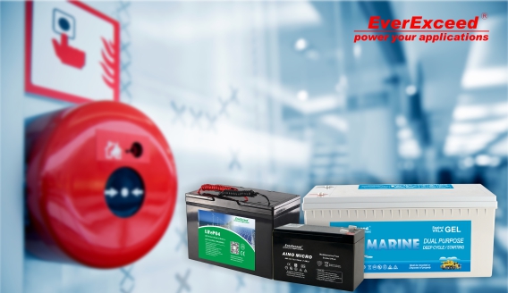 Powering Alarms and Security Systems with backup batteries