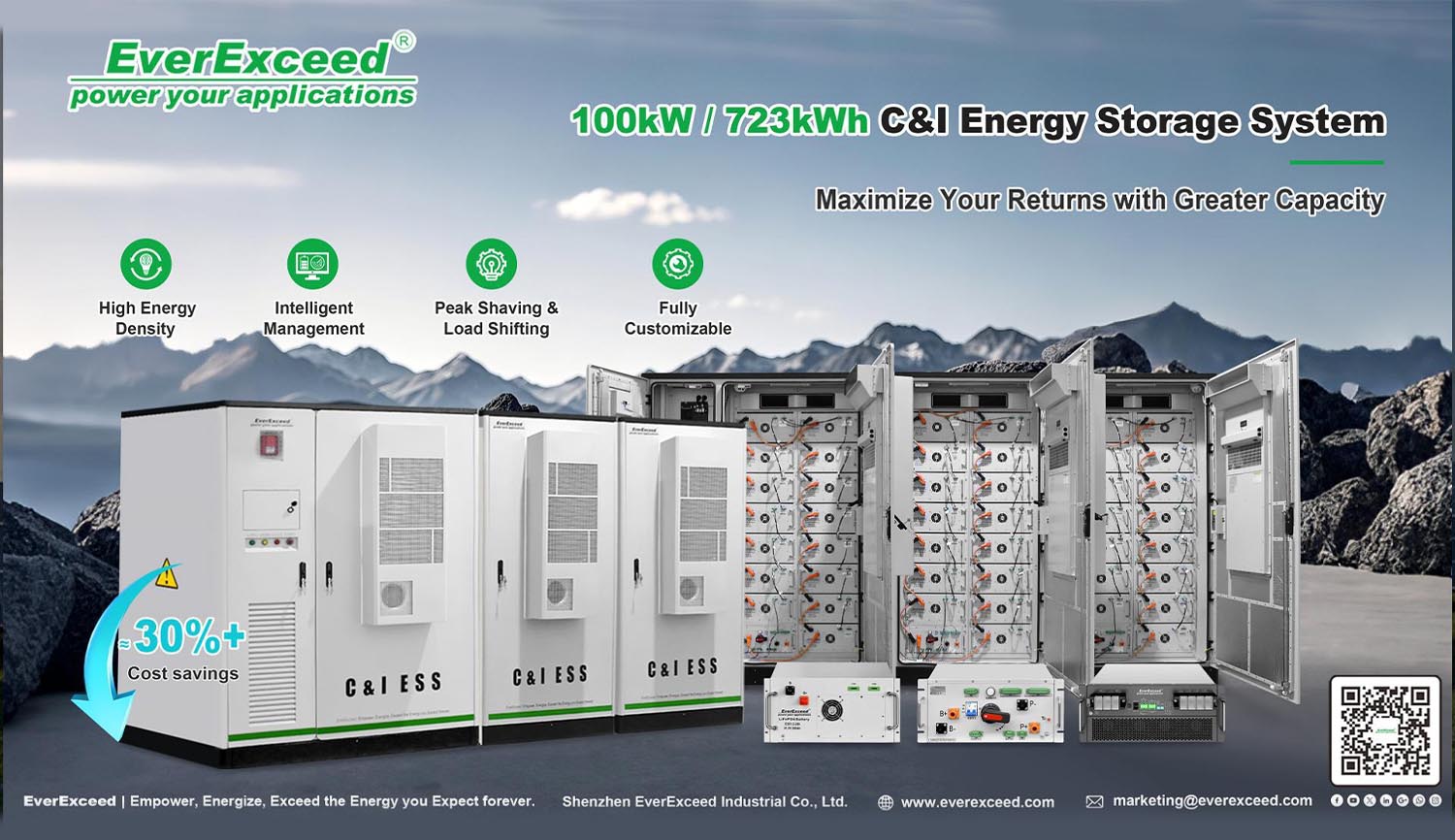 EverExceed 100kW/723kWh C&I energy storage system