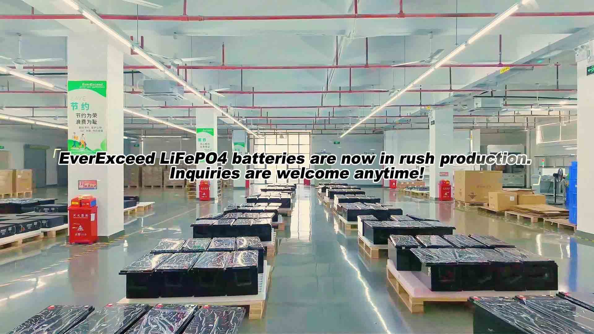  OEM Lithium Battery Manufacturer | EverExceed LiFePO₄ Battery Production
