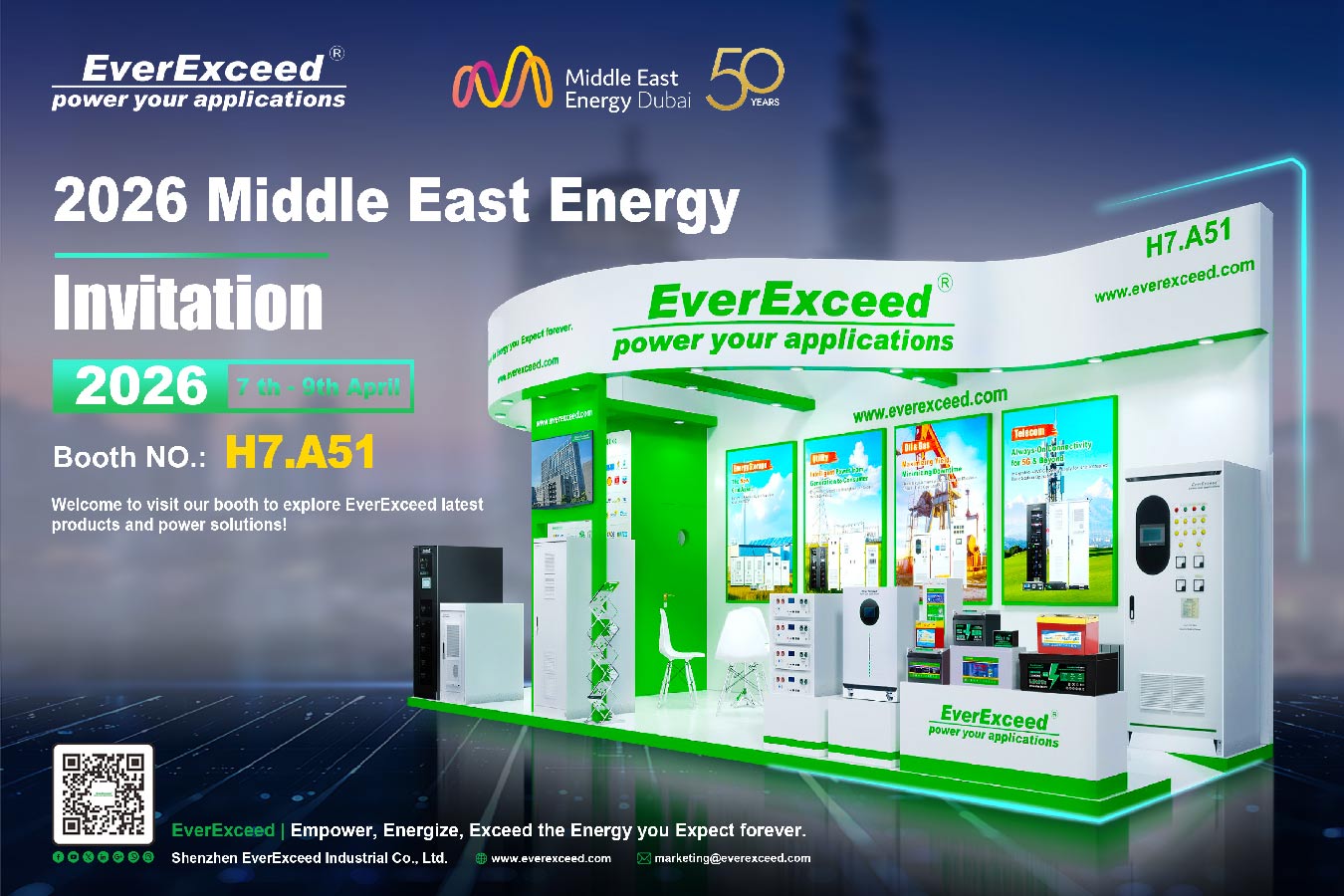 Join EverExceed at Middle East Energy 2026 – Reliable Power for Critical Energy Industries