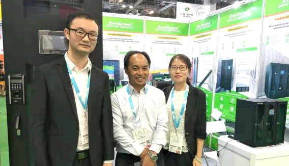 EverExceed's distinctive trade show at "Data Centre World Singapore-2019" 