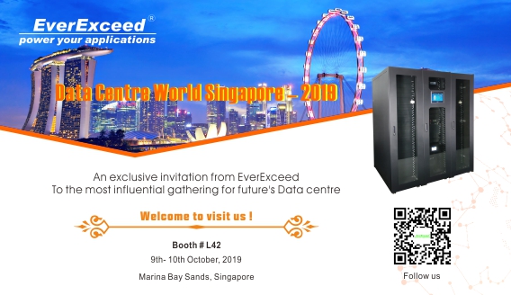 Welcome to visit EverExceed at Data Centre World Singapore-2019