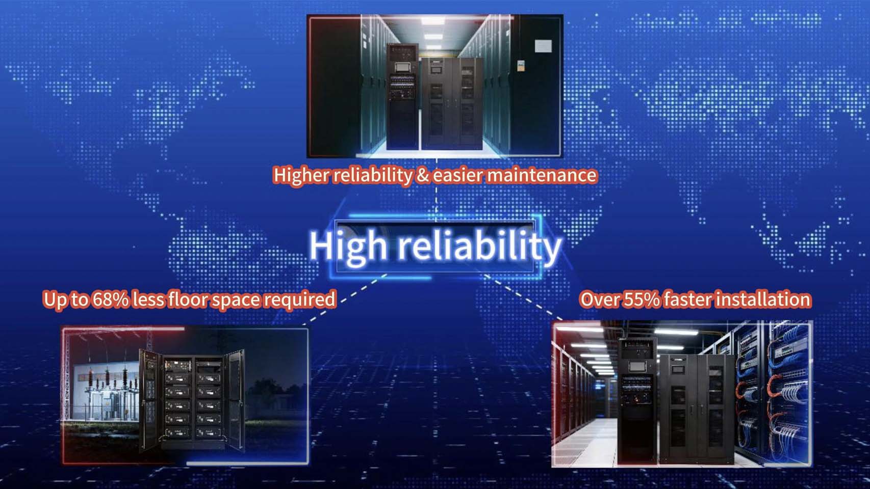  EverExceed PRM PLUS Modular UPS & High Voltage Lithium Battery Cabinet for Data Centers