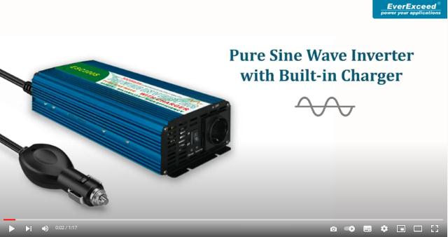 Pure Sine Wave Inverter with Built-in Charger
