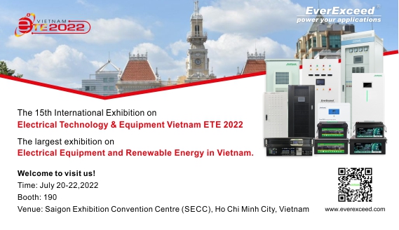 Welcome to visit EverExceed at International Exhibition on Electrical Technology & Equipment -2022