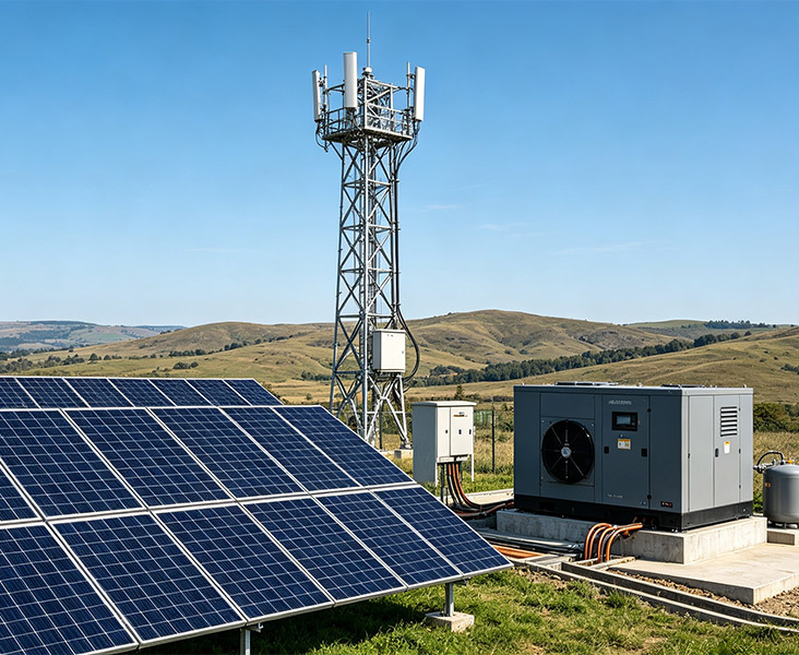 Hybrid Telecom Base Station Power Solution Case Study