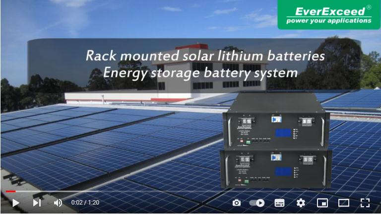 Rack Mounted Solar Lithium Battery
