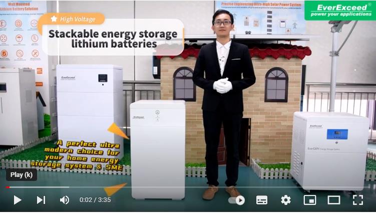 High Voltage Stackable energy storage lithium batteries